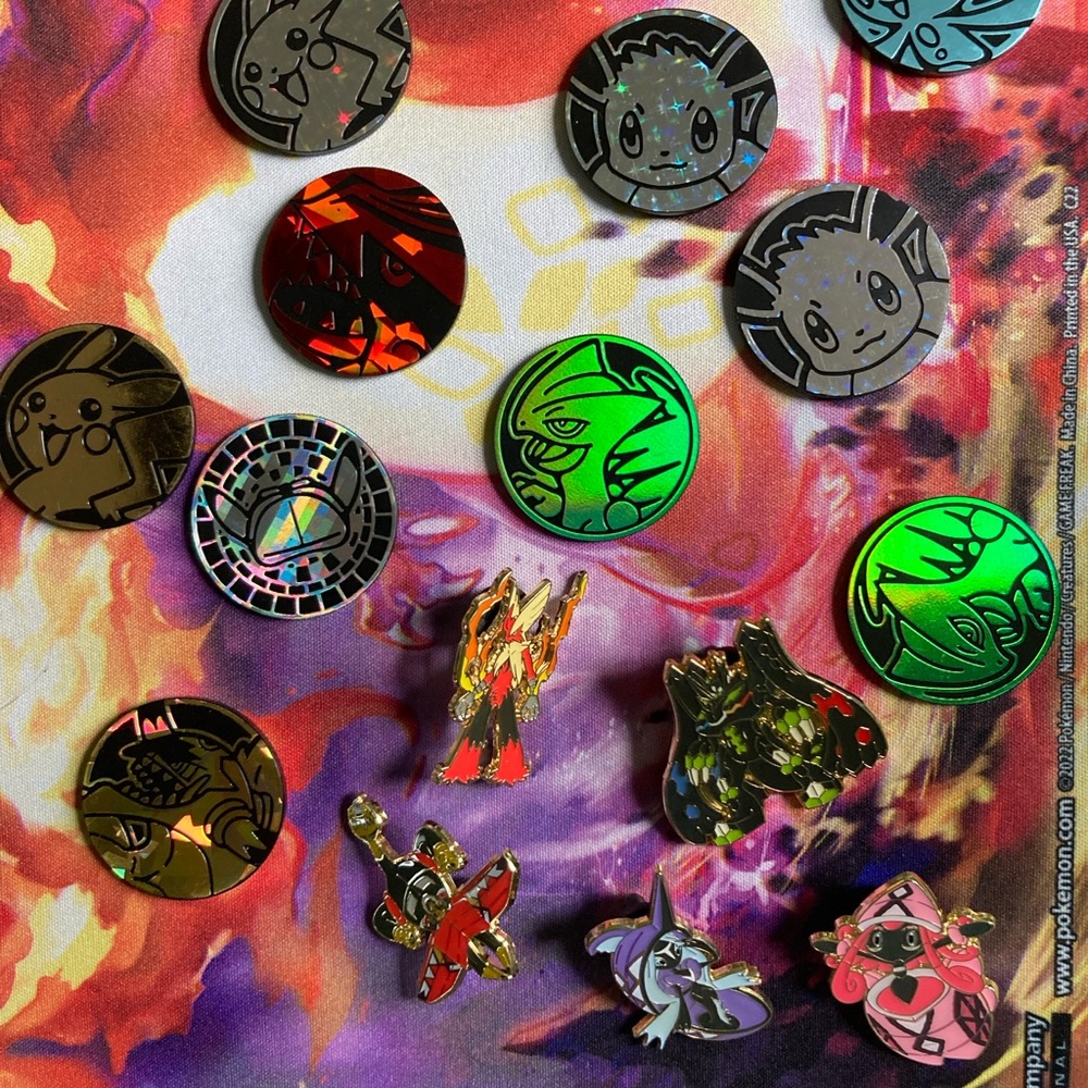 Colorful Pokémon Enamel Pins
